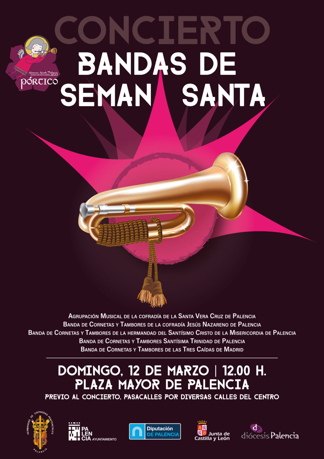 Concierto bandas de Semana Santa Palencia 2023